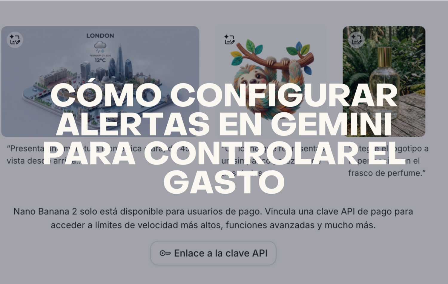 Cómo configurar alertas en Gemini para controlar el gasto