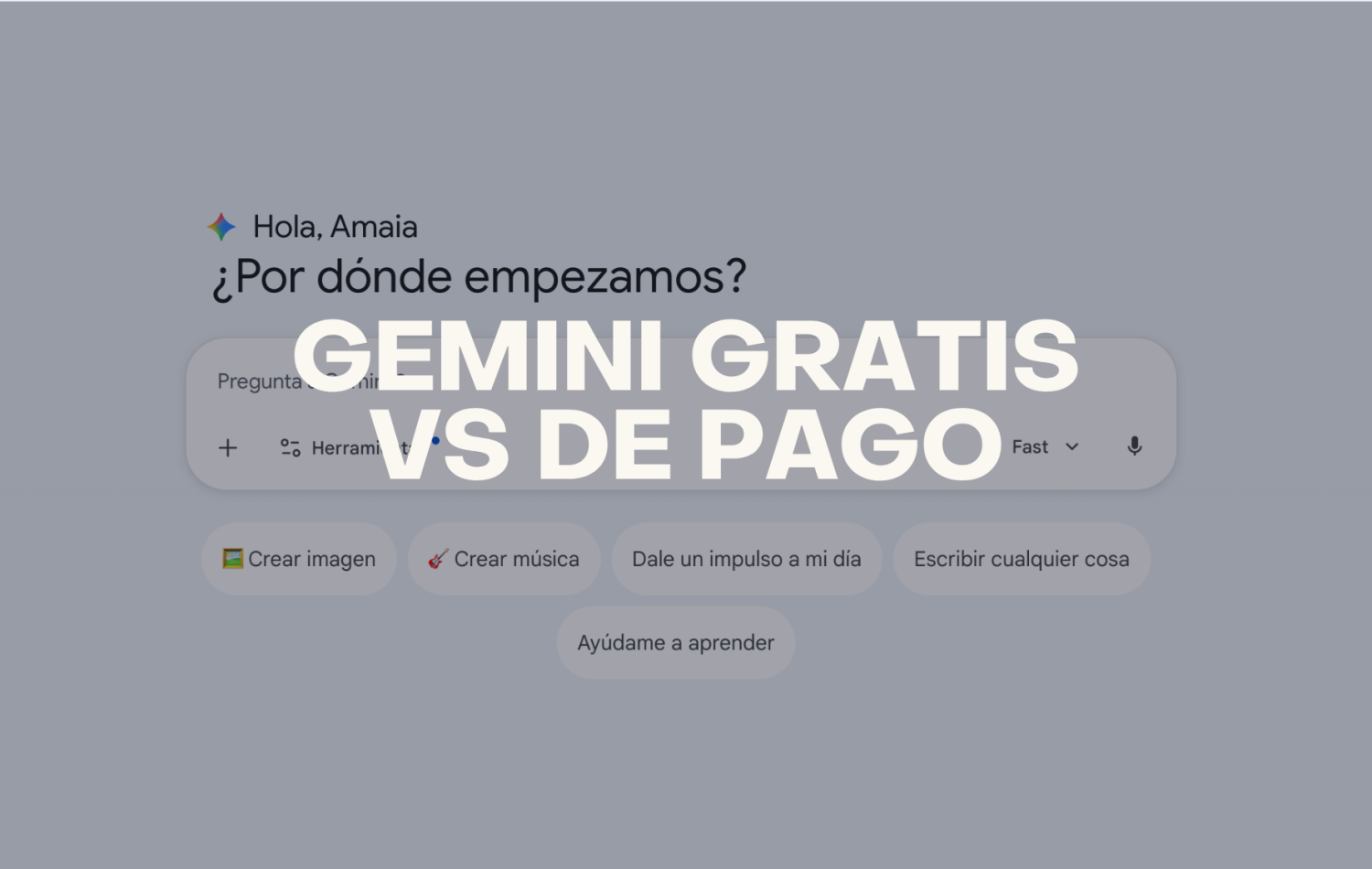 Gemini gratis vs de pago: diferencias y cuándo usar cada uno